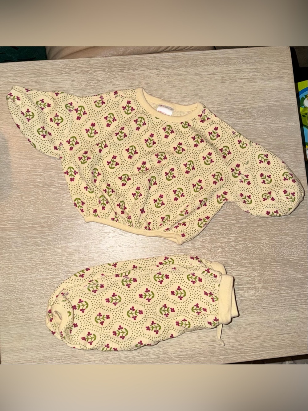 Hanna Andersson baby matching set size 3-6 months